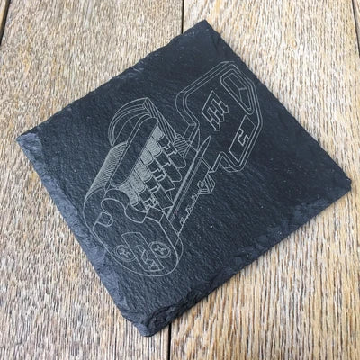 Emhart High Security Slate Coaster