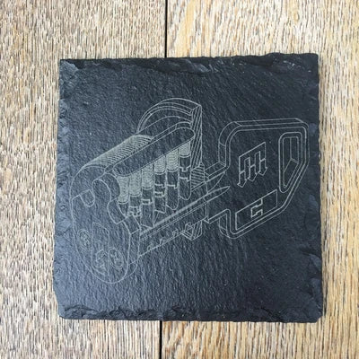 Emhart High Security Slate Coaster