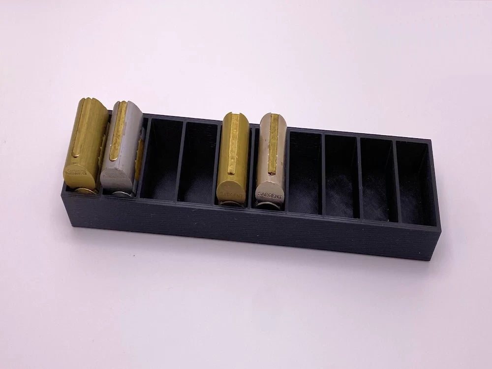 Corbin & Sargent LFIC Pinning Tray – 10 Cylinder Locksmith Pinning Organizer