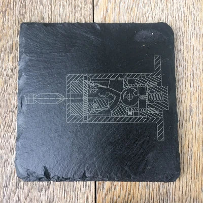 Fichet 787 Slate Coaster
