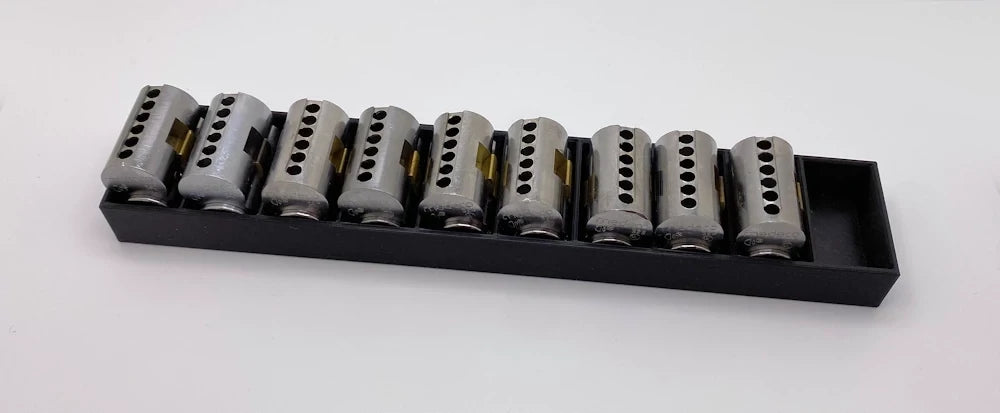Medeco LFIC Pinning Tray – 10 Cylinder Locksmith Pinning Organizer