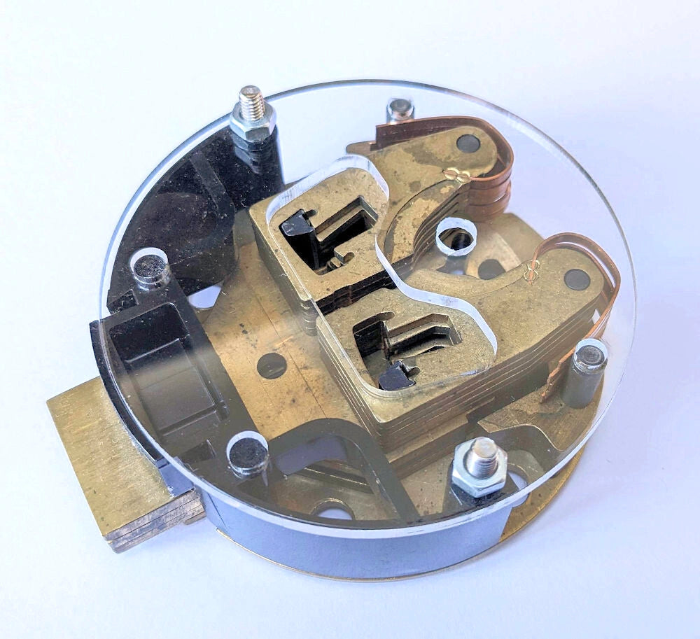 Mechanical component on a white background